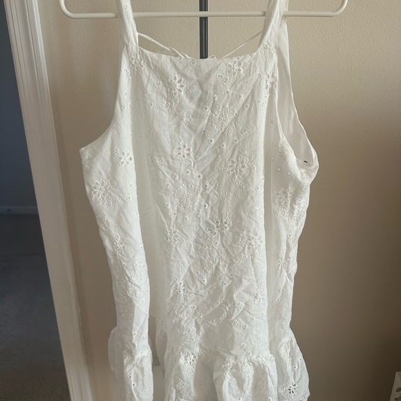 Forever 21 Ivory Eyelet Babydoll Dress/Swim Cover Up - Picture 7 of 10